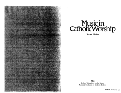 Music in Catholic Worship