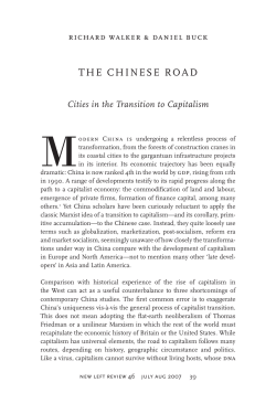 the chinese road - Geography at Berkeley