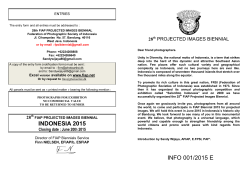 info 001/2015 e indonesia 2015