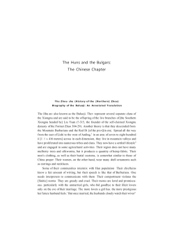 4. The Huns and the Bulgars