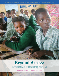 Beyond Access: Effective Reading for All