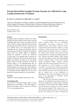 Porcine Dorsal Root Ganglia Ovarian Neurons Are Affected by Long
