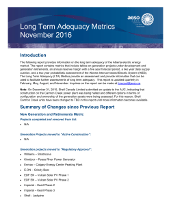 Long-term Adequacy Metrics