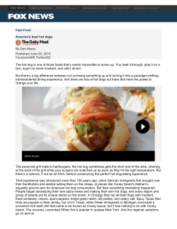 Fast Food America`s best hot dogs