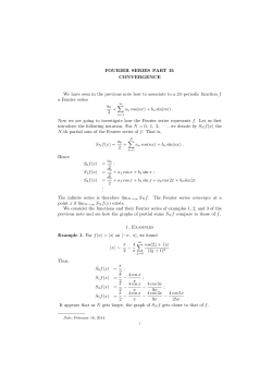 NOTE7: Fourier Series, Part 2