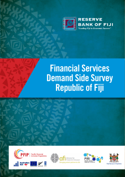 Financial Services Demand Side Survey