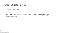 Chapter 18 - In