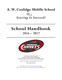 Access the Student Handbook (cell phone