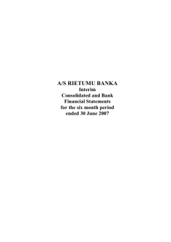 Balance Sheet and Memorandum Items