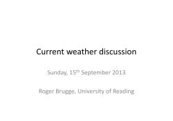 Current weather discussion