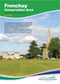 Frenchay Conservation Area SPD - South Gloucestershire Council