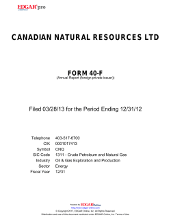 canadian natural resources ltd