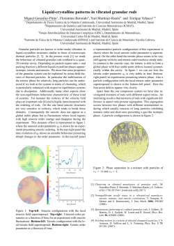 Liquid-crystalline patterns in vibrated granular rods