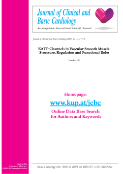 KATP Channels in Vascular Smooth Muscle