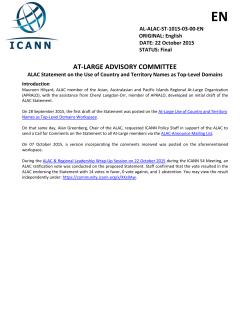 at-large advisory committee