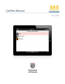 CanPlan Manual