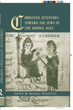 Frassetto_Christian Attitudes Toward the Jews in the Middle Ages
