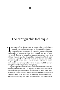 The cartographic technique