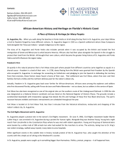 African-American History and Heritage on Florida`s Historic Coast