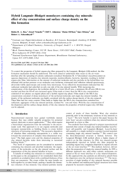 PCCPwww - Department of Applied Physics