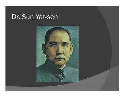 Dr. Sun Yat-sen