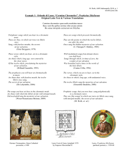 Marjorie Roth - American Musicological Society