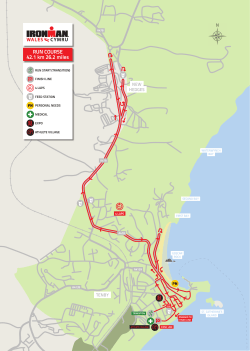 RUN COURSE 42.1 km 26.2 miles