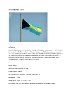 Bahamas Fact Sheet