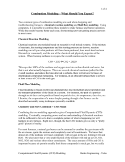 Combustion Modeling