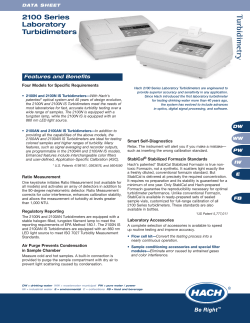 2100 Series Laboratory Turbidimeters