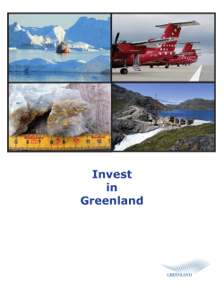 Invest in Greenland - Naalakkersuisut.gl