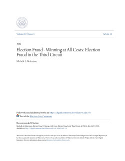 Election Fraud - Winning at All Costs: Election
