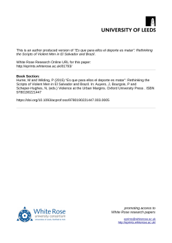 Es que para ellos el deporte es matar