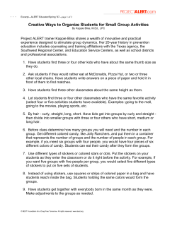 Creative Ways to Organize Students for Small Group Activities