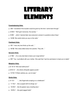 Literary Elements
