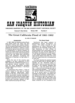 The Great California Flood of 1861&ndash;1862