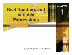 Unit 1-3 Rational Numbers