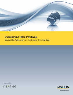 Overcoming False Positives