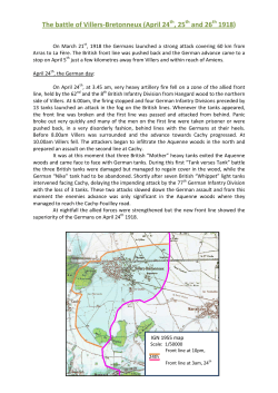 The battle of Villers