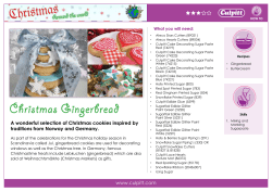 Christmas Gingerbread