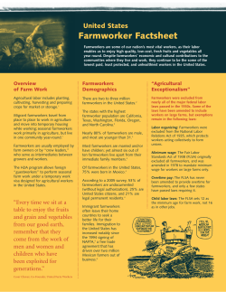 SAF Fact Sheet US07 - Student Action with Farmworkers