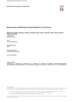 Measurement and Modeling of Particle Radiation in