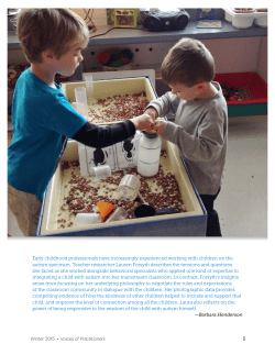 Forsyth.Peer Support on Transitions