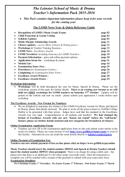 Teach info pack - Griffith College
