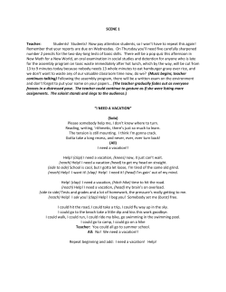 SCENE 1 Teacher - Lakewood City Schools