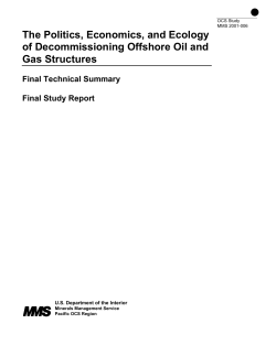 The Politics, Economics, and Ecology of Decommissioning Offshore