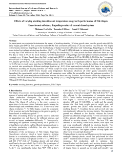 - International Journal of Advanced Science and Research