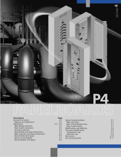 P4 PANELBOARDS
