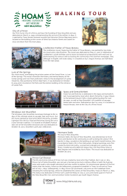 a Walking Tour brochure in PDF format