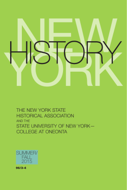 New York History Online Journal